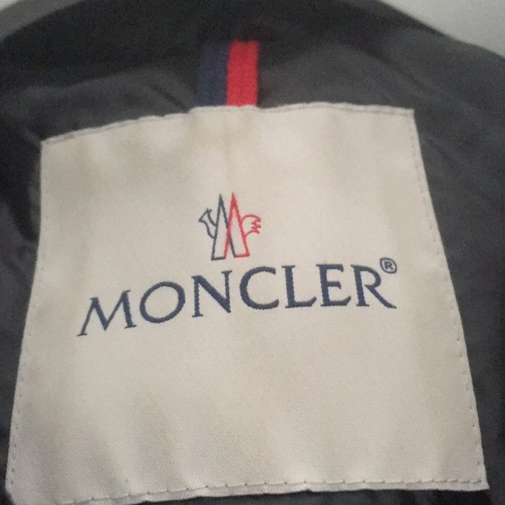 🔺SOLD🔺MONCLER Black Ribaudfur down jacket Hood COMES WITH RECEIPT - Picture 7 of 17